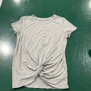 Gray t shirt Twisted not in the front